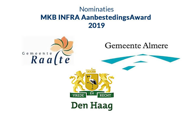 Nominaties Aanbestedingsaward Denhaag, Raalte en Almere